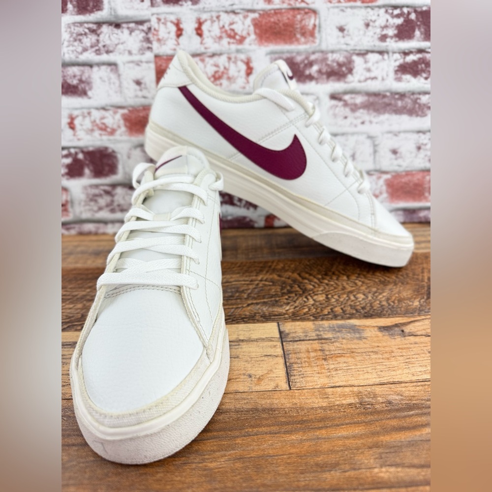 Nike Women's Court Legacy Next Nature White Rosewood Sail, US Size 9.5 - Picture 11 of 11
